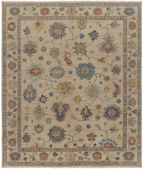 Majestic Oushak  MAJ-107 Ivory - Ivory