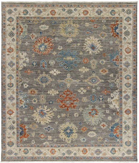 Majestic Oushak  MAJ-105 Grey - Ivory