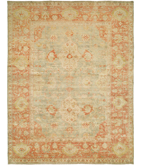 Ottoman  105 LT. Blue - Rust