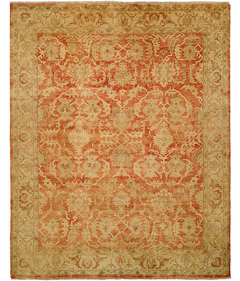 Oushak Crown  B-260 Rust - Gold