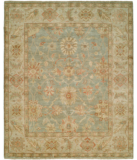 Peshawar  P-6 Light Blue - Ivory