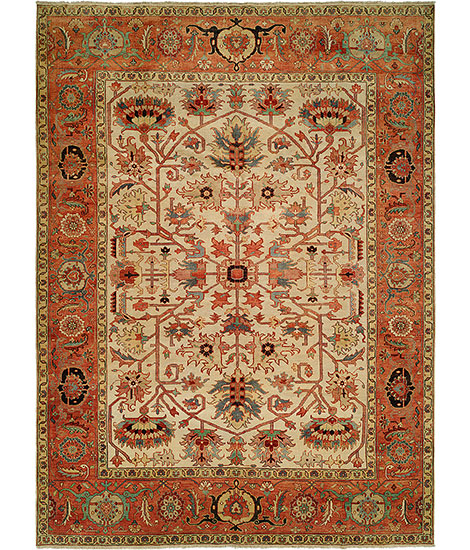 Serapi Heritage  SH-45 Ivory - Rust